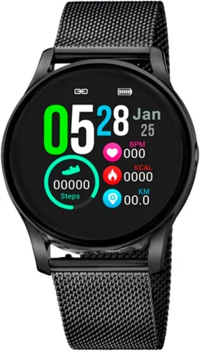Lotus 50002/A Smartwatch (4,2 cm, android ios), Edelstahl Smartwatch mit Sportmodi Musiksteuerung & HRV-Messung