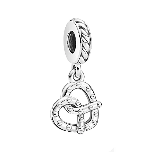 PANDORA Brezel Charm-Anhänger aus Sterling Silber in silber von Pandora
