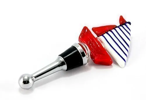 KORKEN FLASCHENVERSCHLUSS GUMMI 56 MOTIVE GLAS SEKT PROSECCO CHAMPAGNER LIKÖR + BRILLIBRUM® FLYER Geschenke Geschenkidee (Flaschenverschluss - Schiff)