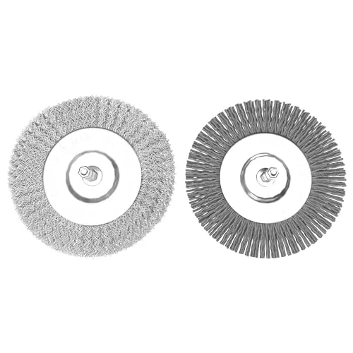 Grizzly Tools Fugenbürste Ersatzbürsten: Metall und Kunststoff (schmal) Fugen Bürste Ersatz EFB 400 EFB 401, passend für Gardenline GFB 400 Hanseatic EFB 401 FLEURELLE FEF 400