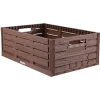 Bestlivings Faltbare Klappbox Holzoptik 60 x 40 cm 1 Stück