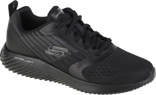 Skechers Bounder Verkona 232004-BBK - Sportliche Sneakers für Herren - Sneaker mit atmungsaktivem Mesh-Obermaterial und Air Cooled Memory Foam für ultimativen Komfort und Stil – ideal für den aktiven Mann.