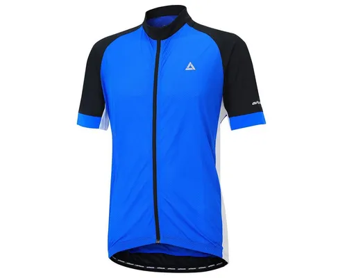 Airtracks Radtrikot Herren Fahrradtrikot Kurzarm Pro Team Line - Fahrradtrikot in blau-schwarz, atmungsaktiv und schnell trocknend, ideal für Radsportler in den Größen S bis XXXL.