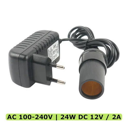 K36C Auto Spannungswandler 24W KFZ Netzadapter AC auf DC 12V Zigarettenanzünder