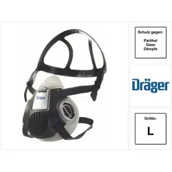 Dräger Halbmaske X-plore 3300 En140, Nr. R55332, Gr. L