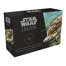 Star Wars: Legion – AAT Kampfpanzer der Handelsföderation Erweiterung - Tabletop Spiel für 2 Spieler, ergänzt eure Streitmacht mit einem AAT-Kampfpanzer und kämpft um die Vorherrschaft im Star Wars Universum. Taktische Scharmützel und epische Schlachten warten auf euch!