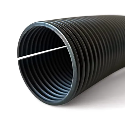 Wellrohr 5, 10, 25 oder 50 Meter Wellschlauch Isolierrohr Kabel Schutz Rohr Leerrohr (50m Meter, 10 mm innen / 13 mm außen - geschlitzt)