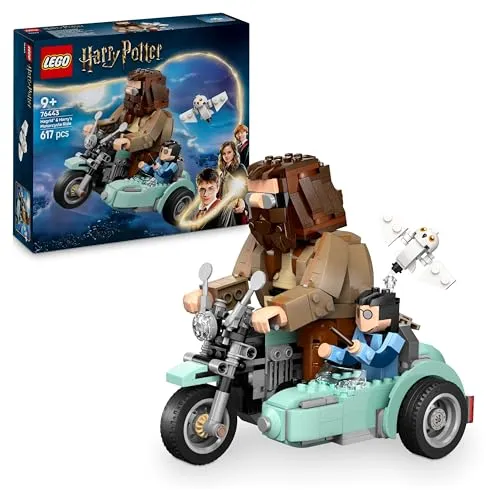 LEGO Harry Potter: Hagrids und Harrys Motorradtour (76443) - LEGO Set für Fans ab 9 Jahren, mit 617 Teilen für spannende Abenteuer in der magischen Welt von Harry Potter. Perfekt für kreative Bauprojekte!