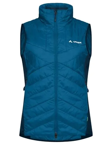 VAUDE Women's Sesvenna Vest IV - Funktionswesten für Damen, ideal für Skitouren, warm und wasserabweisend dank PrimaLoft-Isolierung, umweltfreundlich aus teils recycelten Materialien hergestellt.