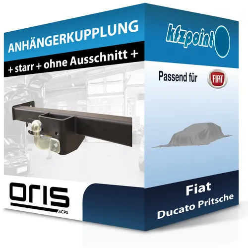 Produktbild Fiat Ducato Pritsche Typ 250 Anhängerkupplung starr von Oris