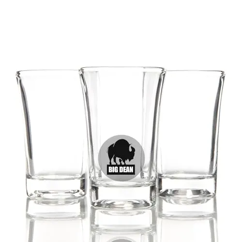 Stück Schnapsgläser 4cl aus Glas spülmaschinengeeignet - robuste Shotgläser in Gastro Qualität 12