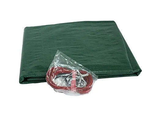 Pool Abdeckplane für Ovalformbecken 11,00 x 5,50 m 180 g/m² (Planenmaß 11,70 x 6,10 m) | Beste Qualität von ESTA Poolshop