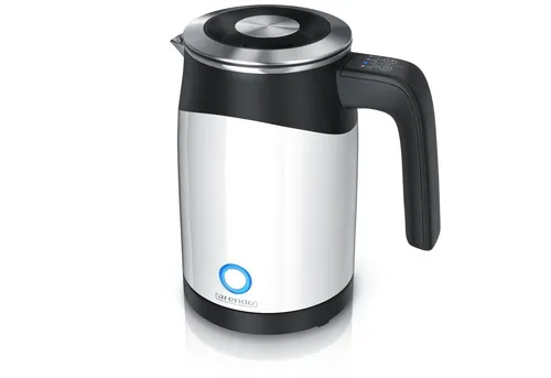 Arendo Mini Wasserkocher aus Edelstahl mit Temperatureinstellung