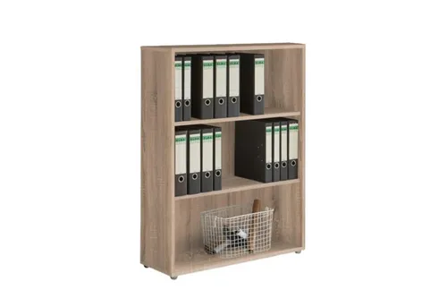 BMG Möbel Büromöbel-Set Office Edition – Individuell Zusammenstellbar in Sonoma Eiche und Weiß Matt