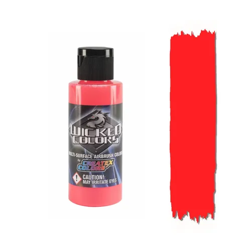 Createx Fluorescent Serie | Wicked Color, Farbton: W022 Neon Red 116022