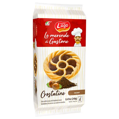 Gastone Lago Crostatine al Cacao Kakao-Törtchen 240g