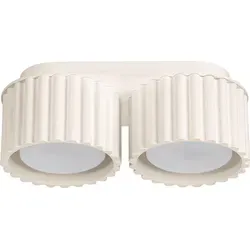 SOLLUX lighting Deckenlampe Deckenleuchte in beige von Sollux