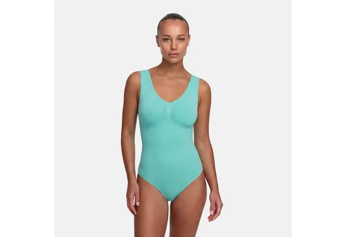cfab Shaping-Body Tank Bodysuit Sculpting Shapewear Teal Mint-XL - Shaping-Body Tank Bodysuit für eine definierte Silhouette. Die starke Kompression im Bauchbereich sorgt für einen glatten Look, während breite Träger für Stabilität und Komfort sorgen. Ideal für einen modernen Style!