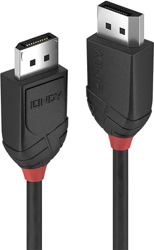 Lindy - DisplayPort-Kabel - DisplayPort (M) bis DisplayPort (M) - DisplayPort 1,2 - 1,5m - 4K Unterstützung - Schwarz (36494)