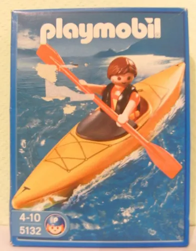 Playmobil Kajakfahrer 5132 Neu & OVP Kajak Kanu Sport Boot Urlaub Sportler