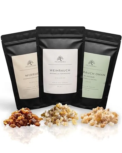 Weihrauch Set mit Myrrhe und Oman Weihrauch von Incensera