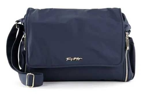 Wickeltasche Twilight Navy Medium in blau von Tommy Hilfiger
