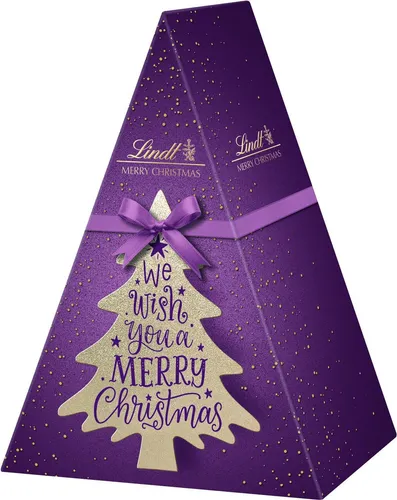 Lindt Kalligrafie Xmas Tanne, 105g - Genießen Sie die festliche Lindt Kalligrafie Xmas Tanne mit 12 exquisiten Pralinen in einer ansprechenden Box. Ideal als Geschenk oder süße Aufmerksamkeit für die Weihnachtszeit.