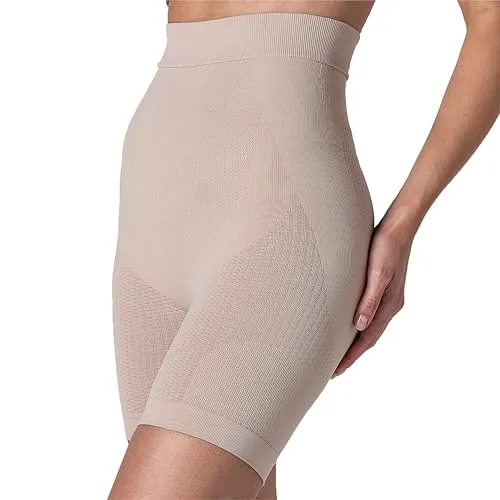 SLIMCELL Anti Cellulite Kurze Leggings Damen Draining - Shape Leggings Damen, Mikrofaser Shapewear Bauchweg, Kompressionsstrumpfhose, Kompressionsleggins - Made in Italy
