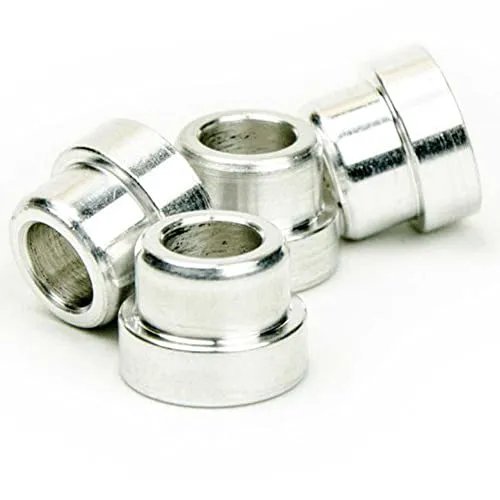 Fox 2-teiliges Aluminium-Montagezubehör-Set, DU-Buchse, Stoßdämpfer, 8 mm x 0,740/18,7 mm