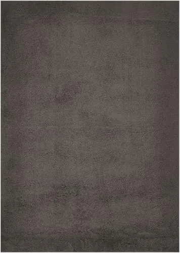 andiamo Teppich San Paolo - Moderner Hochflor Teppich für Wohnzimmer & Schlafzimmer - Robuster und pflegeleichter Hochflor Teppich aus 100% Polyester mit ca. 27 mm Florhöhe, perfekt für Fußbodenheizung. Ideal für eine stilvolle und gemütliche Wohnatmosphäre.