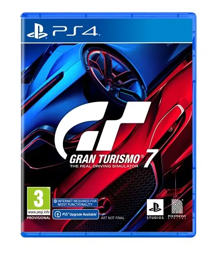 Sony Gran Turismo 7 Standard für Playstation 4 - Rennspiel mit realistischem Fahrverhalten und beeindruckender Grafik, perfekt für Motorsport-Fans und Spieler, die die ultimative Rennsimulation suchen.