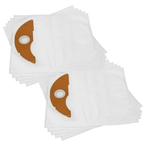 vhbw 10x Staubbeutel kompatibel mit Starmix eCRAFT APL-1422, PL-1422, 1422 Staubsauger - Mikrovlies, 49cm x 42cm Weiß