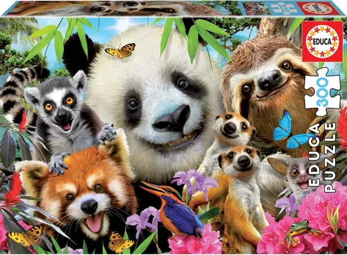 Educa Puzzle Black Eyed Friends Selfie 300 Teile Tiere