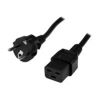 StarTech.com 2 m Computer Stromkabel - EU Schuko auf C19 - Multimedia & Peripherie: Hochwertiges 2 m Stromkabel, ideal für Drucker und Monitore, UL gelistet für maximale Sicherheit.
