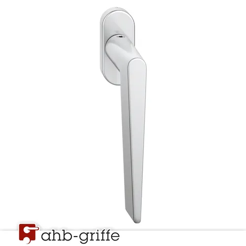 FSB Fenstergriff 1005 Alu natur Rasterung oval schmal 24-38 mm Fensterolive