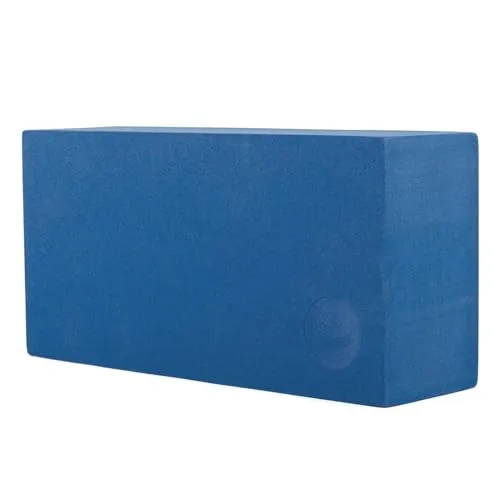 Bodhi Yoga Block ASANA BRICK | Yogablock aus EVA Schaumstoff | Hilfsmittel für Anfänger und Fortgeschrittene | Trainingszubehör für Yoga & Pilates | königsblau
