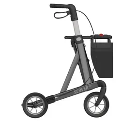 Rehasense XL-Rollator Server HD Graphit, Gr. L