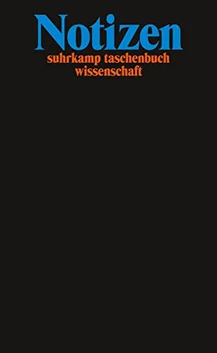 Notizbuch 50 Jahre suhrkamp taschenbuch wissenschaft: Softcover, A6, Blanko, 144 Seiten