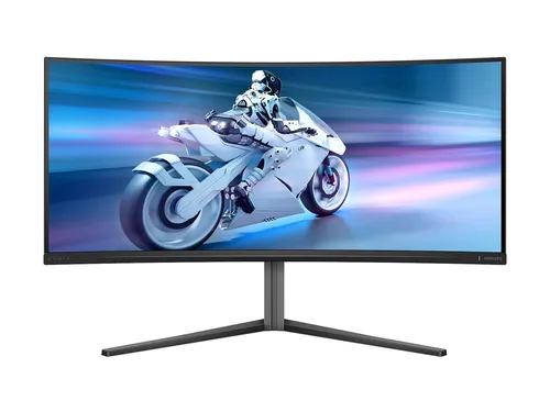 PHILIPS Evnia 34M2C6500 - 34 Zoll OLED WQHD Curved Gaming Monitor, 175 Hz, 0.03 ms Reaktionszeit, flimmerfrei und ideal für intensives Gaming Erlebnis
