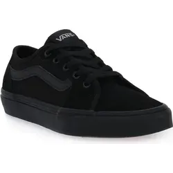 Vans Damen Halbschuh Filmore Decon in Schwarz, Größe 36.5 - Halbschuhe für Damen im typischen Vans Look, mit strapazierfähigem Obermaterial aus Canvas und Wildleder für optimalen Komfort und Halt.