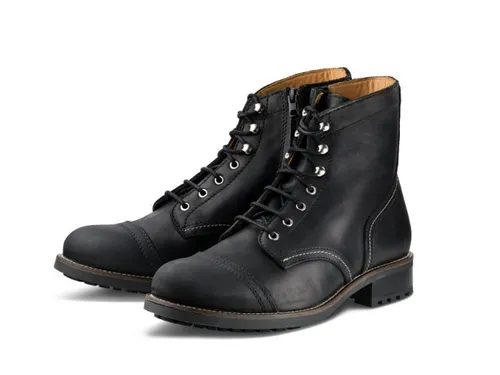 Rokker Moto Ranger Motorradstiefel Schwarz Gr. 42 - Hochwertige Motorradstiefel für ganzjährigen Einsatz, kombiniert Stil und Sicherheit für Fahrer und Fahrerin.