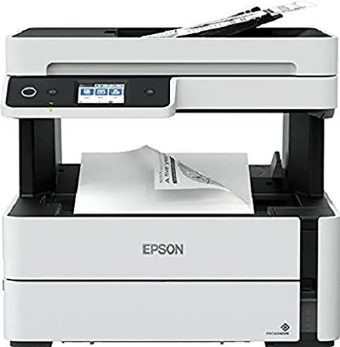Epson EcoTank ET-M3180 Multifunction 4-in-1 Drucker - All-in-One A4 Schwarz-Weiß-Drucker mit Duplex-Funktion, kostensparend dank nachfüllbarer Tintentanks und ideal für Büros.