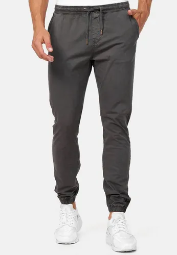 Indicode Herren Fields Stoffhose mit 4 Taschen | Stretch Hose für Männer Raven, XXL - Wanderhosen mit elastischem Bund und 4 praktischen Taschen, ideal für Komfort und Bewegungsfreiheit bei Outdoor-Aktivitäten.
