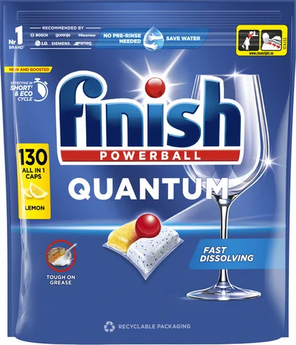 FINISH Quantum All-in-1 Kapseln 130 Zitrone