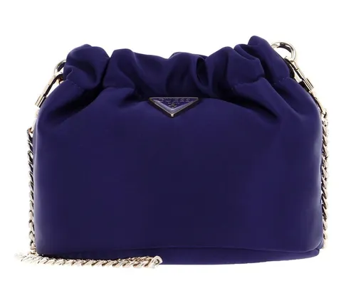 Guess Umhängetasche Velina - Elegante Mini Pouch - Stylische Umhängetasche in dunklem Violett, ideal für besondere Anlässe. Mit 3 Kartenfächern und abnehmbarer Kette bietet sie perfekten Komfort und Stil.