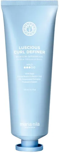 Maria Nila Coils and Curls Luscious Curl Gel 125ml - Haarstyling-Produkte für lockiges Haar, bietet mittleren Halt und intensive Feuchtigkeit für glänzende, frizzfreie Locken.