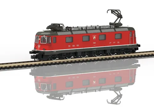 Märklin 88240 Z E-Lok Re 6/6 der SBB - Modelleisenbahnen: Detaillierte Elektrolokomotive Re 6/6 mit Glockenankermotor, wartungsfreier LED-Beleuchtung und filigranen Griffstangen – ein Muss für jeden Modelleisenbahnliebhaber!