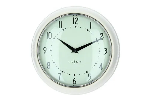 Plint Wanduhr Küchenuhr Retro cream in weiß von Plint