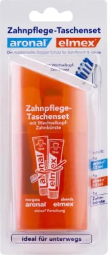 Produktbild aronal und elmex Zahnpflege-Taschenset, 2 x 12 ml