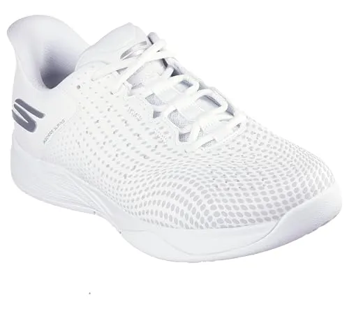 Skechers Viper Court Reload Herren-Sneaker, Weißer Textilbesatz, 43 EU